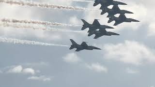 F-22 Raptor F-35 Lightning Ii And The Thunderbirds At The Pacific Airshow