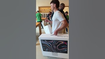 Unboxing Studio Display & Mac Mini 🖥️ #hometech #macmini #apple #shorts