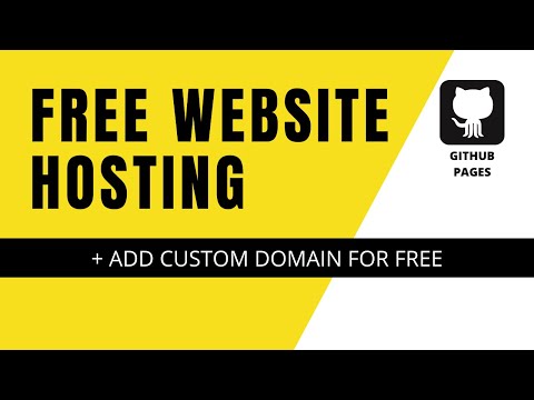 Free Website Hosting Using Github Pages - Add Custom Domain - Github Pages Tutorial