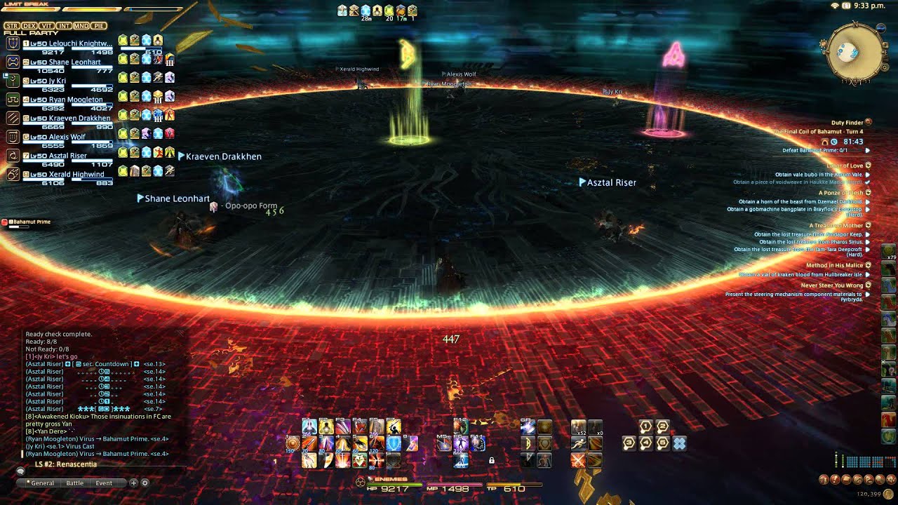 FFXIV Turn 13 Kill Video FCoB Turn 4 Paladin PoV YouTube