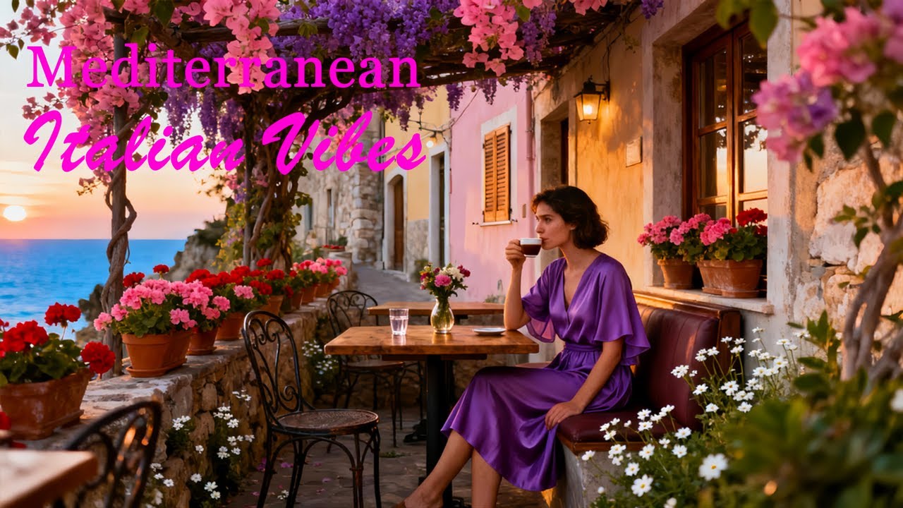 Relaxing Mediterranean Italian Sounds | Italian Vibes for Deep Relaxation & Peaceful Sleep