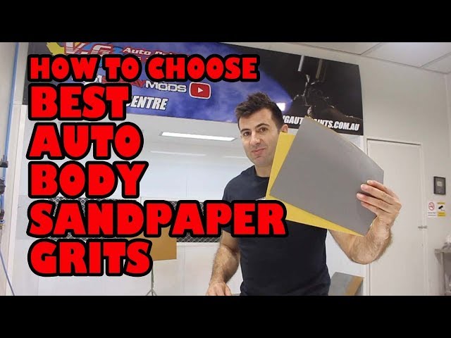 Sanding Like a Pro: How to Choose the Best Sandpaper Grit for Your Auto Body  Job — Cut & Buff