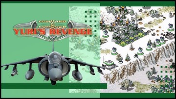 Red Alert 2 | Terrain Advantage | 1 vs 7 + Superweapons |  Extra Hard AI # 37