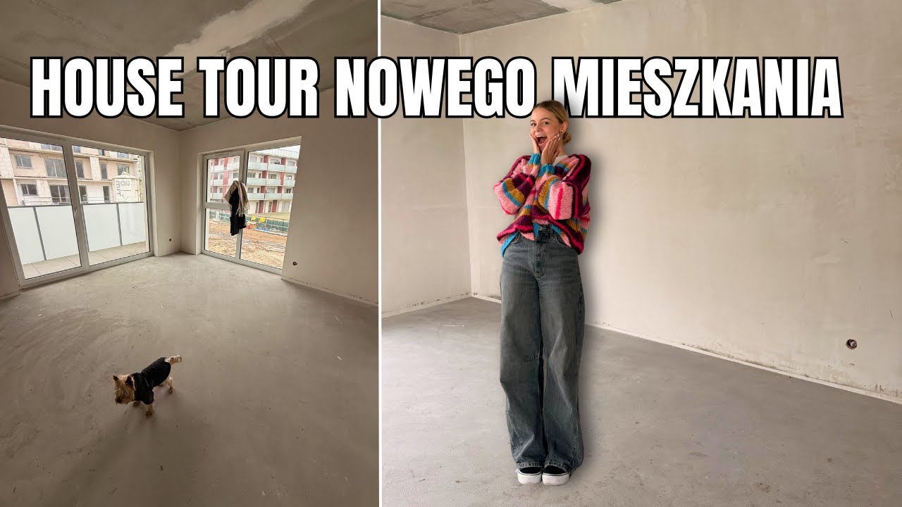 To tu zaczynam wszystko od nowa 🤍  | HOUSE TOUR | Nowe mieszkanie od dewelopera 🔑
