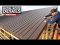 Building a Large Garage Part 4: Metal Roof Details and Porch Piers