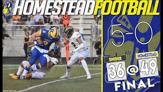 Highlights: Homestead vs Snider (with WCYT Radio call)