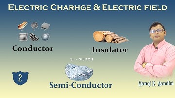 class 12 || chapter 1 || part 2 || electric charge and field || conductor, insulator & semiconductor