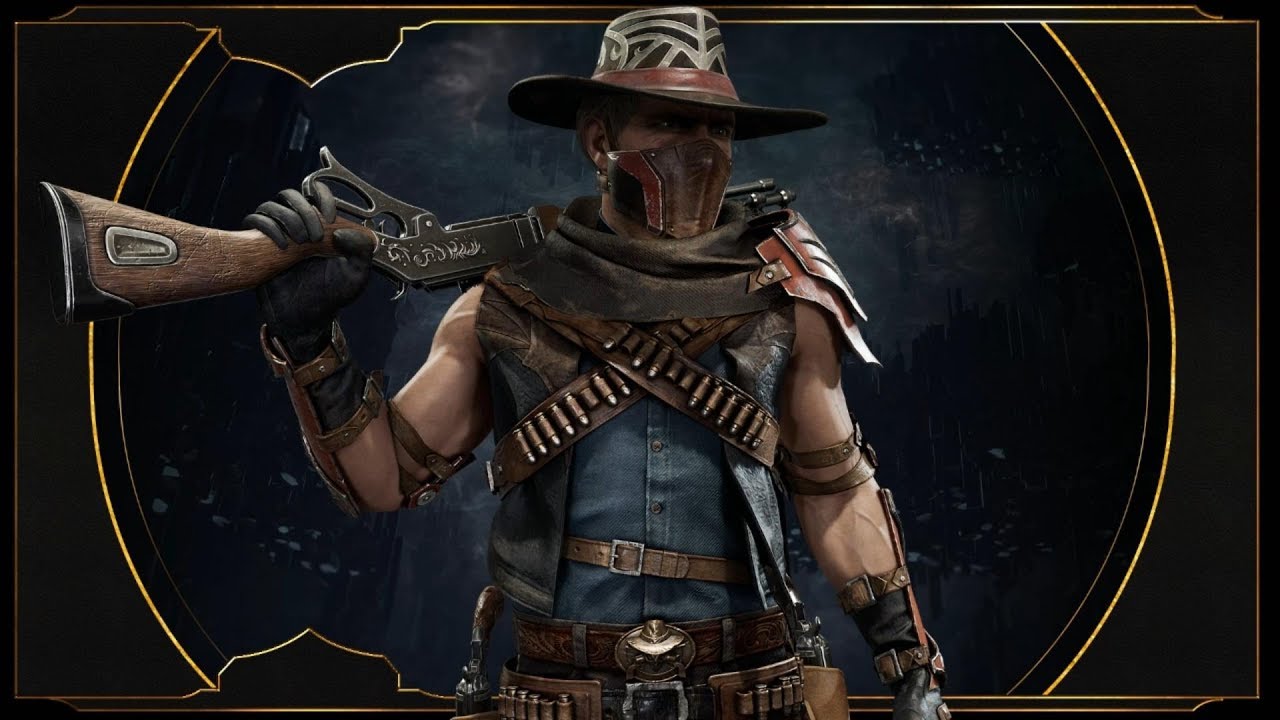 Mortal Kombat 11 Erron Black Cowboy Up Gameplay (PS4, Xbox One, Switch
