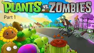 Plants vs Zombies Retro Gameplay - Part 1 (Day)