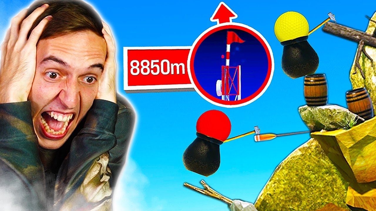 NEJTĚŽŠÍ MAPA V GOLFU 👉 GETTING OVER IT! w/@ment3  & @panrady