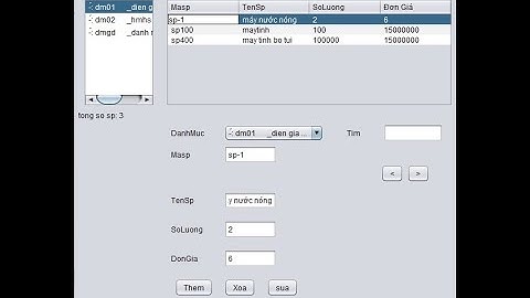 DỰ ÁN MÔ HÌNH 3 LỚP TRONG JAVA
