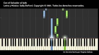 Video thumbnail of "If the savior stood beside me / Con el Salvador al lado / LDS / SUD Piano Tutorial"