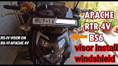 Visor For Apache Rtr 160 4v And How To Fit Youtube Visor For Apache Rtr 160 4v And How To Fit Youtube