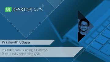 QtDD - Insights From Building A Desktop Productivity App Using QML