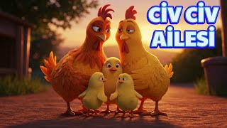 Civciv Ailesi | En Sevilen Çocuk Şarkıları | Çizgi Film İzle | Nursery Rhymes | Zuui Tv