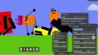 Random Stuff happening to Numberblocks in Algodoo
