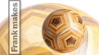 Wood Turned Segmented Spheres