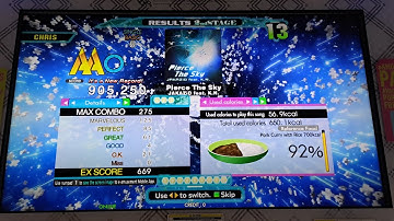 [DDR A20 PLUS] Pierce The Sky [Basic 8] Blue Full Combo & New Combo