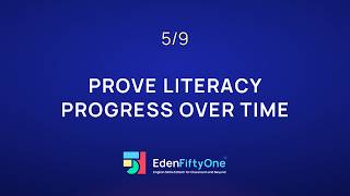 Information 5/9 Literacy Progress Tracking — EFO Timeline Explorer | EdenFiftyOne News