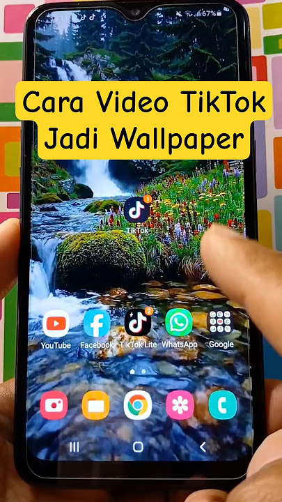 Cara Menjadikan Video TikTok Sebagai Wallpaper #kianmudah #wallpapertiktok #videowallpapertoktom