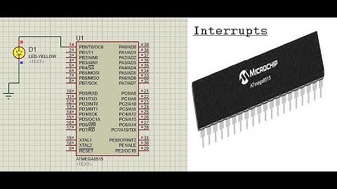 Using Interrupts in Real Time Methods AVR C Compiler CodeVision Easy LED Blink
