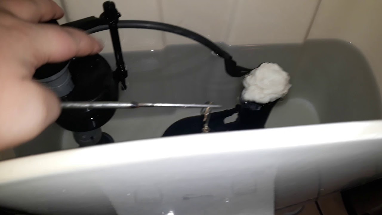 878 glacier bay toilet on a overfilled tank. YouTube