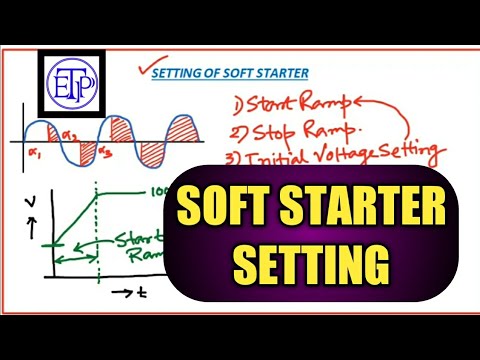 Setting of soft starter|Soft starter setting calculation|How to