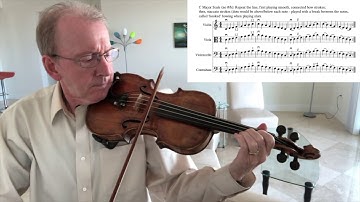 Scale: C Major Scale (1 octave with music)