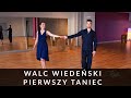 Pierwszy Taniec - Walc Wiedeński - Efektowne Figury || Studio Tańca Rytm - Dance Lesson Online Waltz