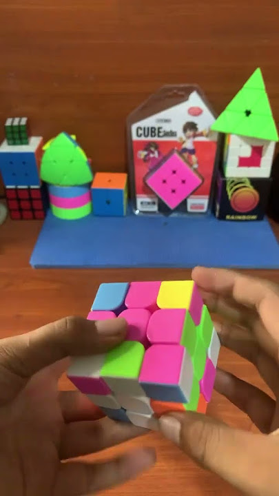 col trick . rubik cube 😉😗
