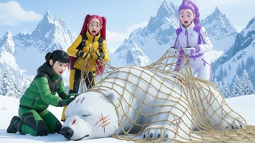 KPOP Demon Hunters: Rescue Trapped Polar Bear by Rumi, Mira & Zoey | Official Music Video