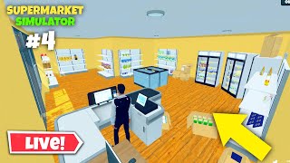 MON MAGASIN DEVIENT ÉNORME SUR SUPERMARKET SIMULATOR !