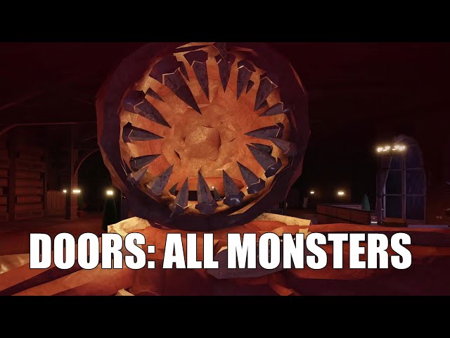 Horror Games Roblox Doors Monsters Keychain – Linoos