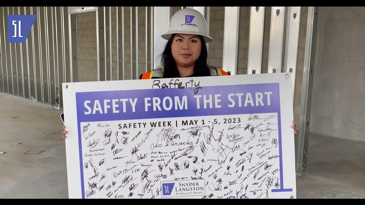 Snyder Langston Construction Safety Week 2023 YouTube