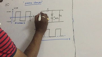 Pulse & Digital Circuits - Non Linear wave shaping - Clamper circuits - working example -1
