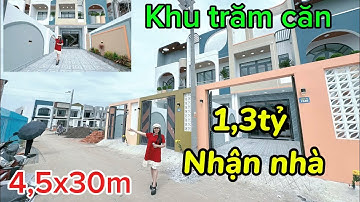 ✅KHU TRĂM CĂN!Dãy 4Căn giá rẻ nhất-4,5x30m nếu Có 1,3tỷ đã nhận nhà SỔ HỒNG HOÀN CÔNG+GÓP DÀI HẠN