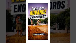 Daily Used Advance English Words | English Speaking Learning Kids English Online Words Practice