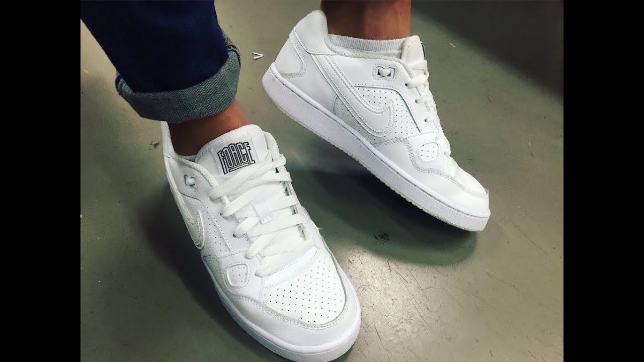 son of force nike white