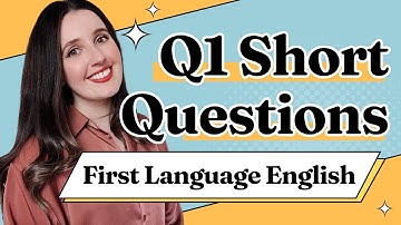 IGCSE First Language English 🌟Short Answer Questions: Question 1 (a)-(e)