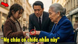 Cô bé nghèo chỉ vào nhẫn kim cương của tỷ phú: \