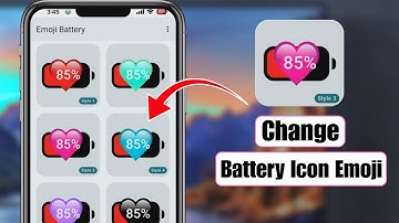 How to Change Battery Icon to Emoji on Android | Customize Battery Style