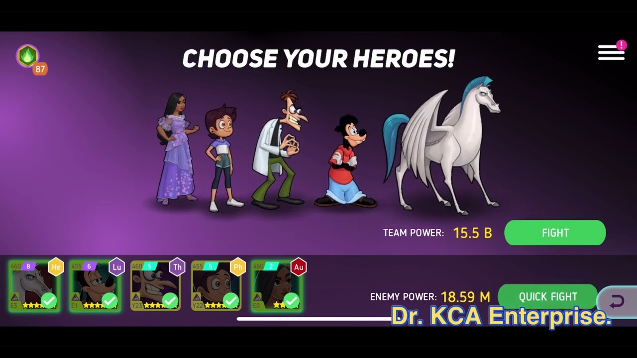 Disney Heroes Battle Mode | Isabella Madrigal’s Friendship Campaigns #drkcaenterprise #gameplay