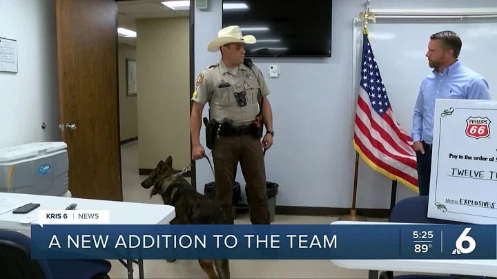 San Patricio Sheriff's Office welcomes newest four-legged member