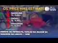 Presyo ng petrolyo, tataas na naman sa susunod na linggo — DOE