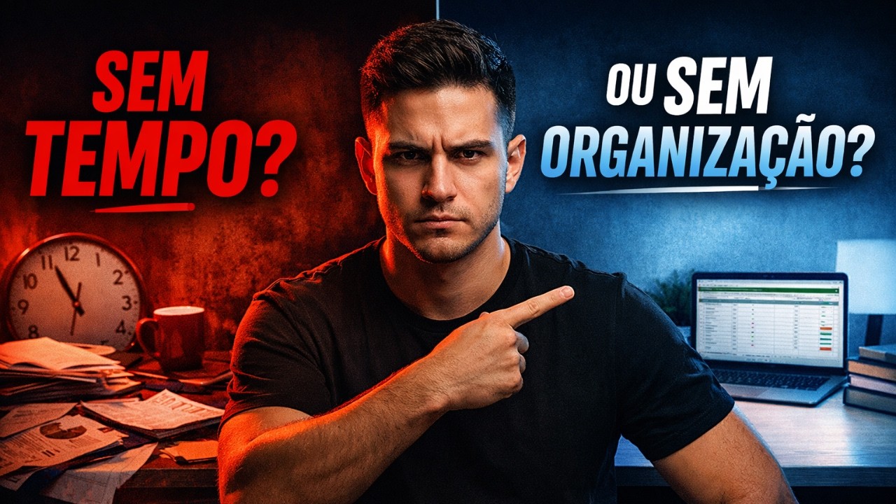 Você Não Está Sem Tempo. Está Desorganizado.