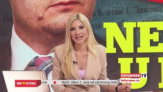 INFO JUTRO - Nestorović hoće da se vrati iz medijskog poraza udruživanjem