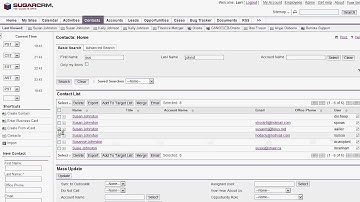 Merge Contacts in SugarCRM