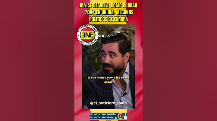 #Alvise desvela como cobran 700€ en un solo día , algunos #políticos en #Bruselas #seacabolafiesta