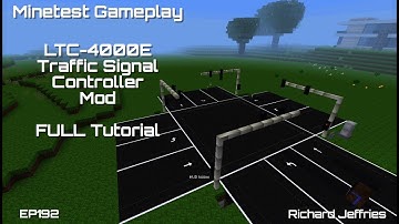 Minetest Gameplay EP192 Full LTC-4000e Traffic Signal Controller Mod Tutorial
