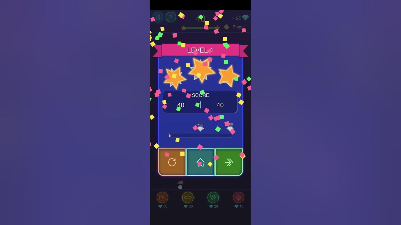 Bricks Breaker Glow Balls Gameplay iOS, Android, Puzzle Game YouTube